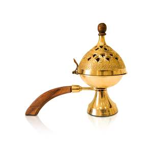 Quemador de Incienso Colgante de Latón Hecho a Mano, Ecológico y Duradero, para Altar de Iglesia y Decoración Espiritual del Hogar - Product Image 2