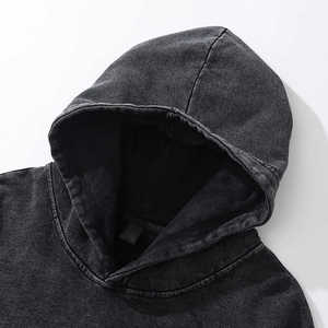 Dernier arrivage vente en gros de sweats à capuche délavés à l'acide pour adultes vêtements de ville Offre Spéciale sweatshirts à capuche délavés à l'acide pour hommes - Product Image 3