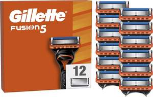 Fusion5ยิลเลตต์แบบเติมได้12ใบพร้อมแถบหล่อลื่นเพื่อประสบการณ์การโกนที่นุ่มนวลและใบมีด5ใบเพื่อผิวเรียบยาวนาน - Product Image 4