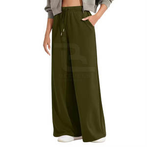 Último diseño personalizado mujeres pantalones de chándal acampanados servicio OEM mujeres pantalones de chándal acampanados cómodo mujeres pantalones de chándal acampanados - Product Image 3