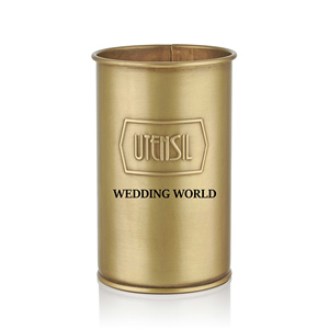 Porte-ustensiles rond galvanisé belle qualité à la main Designer couverts Caddy Top vente nouveau porte-ustensiles - Product Image 3