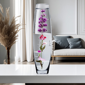 VFV0419 - แจกันแก้วใสทรงกระสุน - 4 x 19 - Product Image 4