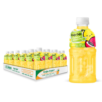 Groothandel Gemaakt In Vietnam Cocktail Vruchtensap Drink 320Ml Nata De Coco Met Kokosnoot Gelei Private Label Oem/Odm Gratis Monster