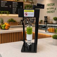 Machine de scellage manuelle directe usine avec opération facile en une seule étape pour les couvercles de boissons fraîches