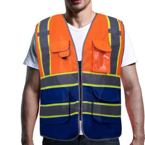 Chaleco de seguridad para trabajo al aire libre de alta calidad Nuevo diseño Transpirable e impermeable con logotipo personalizable Bajo MOQ - Product Image 1