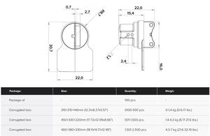 Sceau rotatif anti-effraction CLIXAR TWISTEIRO pour compteurs et conteneurs |   Utilisation en extérieur - Product Image 4