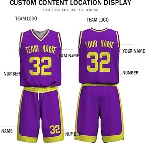 Uniforme de Baloncesto Sublimado Personalizado de Alta Calidad, 100% Poliéster, Sin Mangas, Secado Rápido, Transpirable, Precio al por Mayor - Product Image 4