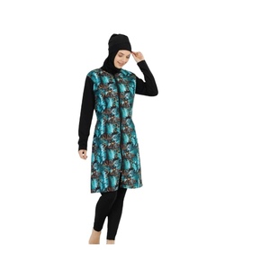 New Modest Swimwear for Muslim Women Comfortable Long Sleeve <b>Hijab</b> Burka <b>Full</b> Coverage Sporty Islamic Style Quick Dry - Product Image 2