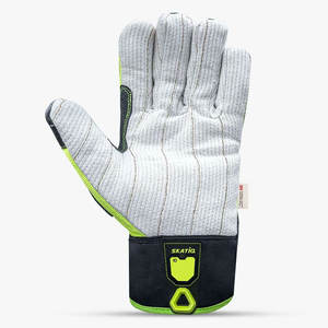 Skatiq SG-1527 HI-VIZ Produit original Gants de sécurité à impact de paume en coton Old School - Product Image 3