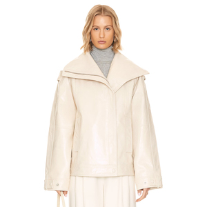 Vestes en cuir pour femmes de haute qualité, design unique, fabrication de qualité supérieure, prix bas, manches longues, doublure en coton, service OEM - Product Image 4