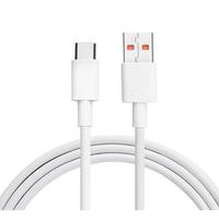Cable USB-A Tipo-C Personalizable de 1m para Teléfono Móvil, Carga Rápida de 6A, Compatible con USB 3.0, Núcleo de Cobre Puro, Revestimiento de PVC/TPE