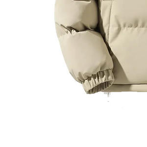 แจ็กเก็ตทรงพองป้องกันแบคทีเรียสำหรับผู้ชายผู้หญิง, เสื้อแจ็คเก็ตขนแกะสไตล์ใหม่คอปกตั้งทุกขนาดทำด้วยผ้าขนสัตว์ต่ำ - Product Image 6