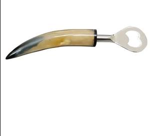 ที่เปิดขวดโลหะฮอร์นธรรมชาติทำด้วยมือที่เปิดขวดเบียร์สำหรับบาร์และปาร์ตี้ - Product Image 3