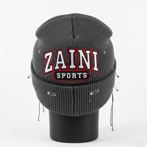 หมวกบีนนี่สำหรับผู้หญิง, หมวกบีนนี่ผ้าถักระดับพรีเมียมเนื้อนุ่มยืดหยุ่นปรับแต่งโลโก้ได้ตามต้องการปักลายผ้าแจ็คการ์ดดีไซน์แบบเย็บปะติด - Product Image 2