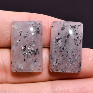 พลอยสีดำสไตล์พรีเมี่ยมทรงสี่เหลี่ยมผืนผ้าพลอยหลวมเรียบสำหรับเป็นของขวัญสุดพิเศษ - Product Image 3