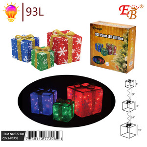 24PC/CS ha condotto la confezione regalo di Natale 6 \ "8 \" 10 \ "uso dell'ornamento - Product Image 1