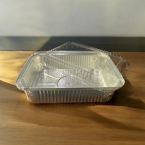 Récipient en feuille d'aluminium 2000ml Barbecue Récipient jetable écologique en papier d'aluminium pour la cuisson des gâteaux - Product Image 4