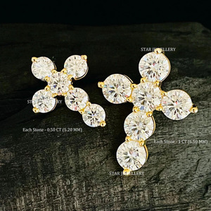 เครื่องประดับเพชร CVD สีทอง14K สำหรับปลูกในห้องปฏิบัติการ - Product Image 2