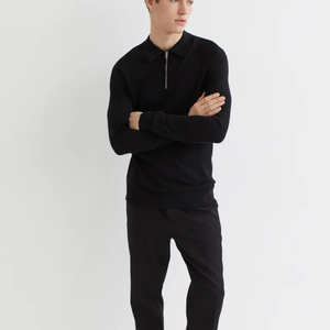 Camiseta de Manga Larga para Hombre, Ecológica, de Secado Rápido, Transpirable, Informal, para Verano, Estilo Urbano, Colores en Contraste, Nueva Moda - Product Image 5