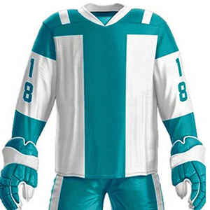 Ventes en gros d'ensembles de hockey sur glace personnalisés de haute qualité, respirants et imprimés, uniformes sportifs professionnels 100% polyester - Product Image 2