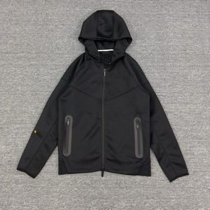 Ensemble de survêtement décontracté pour homme en molleton 100% coton, chaud, deux pièces, jogging, couleurs unies, veste et pantalon, XXL, vente en gros - Product Image 6