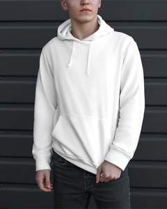 Sweat-shirts unisexes à capuche oversize à épaules tombantes en molleton de coton pour hommes avec logo personnalisé, vente chaude, haute qualité, couleurs vives - Product Image 4