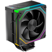 Refroidisseur d'air pour processeur haute performance XINMAI, 6 caloducs, ventilateur PWM ARGB de 120 mm, dissipateur thermique pour PC de bureau de jeu Intel AMD