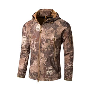 Meilleure vente Veste de chasse unie respirante à la mode en extérieur avec votre propre logo Veste de chasse pour hommes - Product Image 2