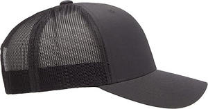 Gorra de camionero de 6 paneles lisa al por mayor gorra de camionero de espuma Premium de malla con logotipo bordado impresión personalizada profesional - Product Image 5