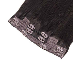 สำหรับต่อผม Halo แบบลอนธรรมชาติ 8 นิ้ว ผมแท้ Remy สีน้ำตาลเข้มแบบ Pre Bonded - Product Image 3