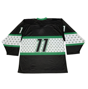 Nouveauté 2025, maillot de hockey sur glace personnalisé avec le nom de l'équipe, vêtements de sport, logo personnalisé brodé, respirant, 100% polyester, fabriqué au Pakistan - Product Image 5