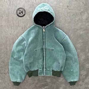 Moda Vintage ácido lavado invierno Sudadera con capucha 100% algodón impresión Digital ropa de calle personalizada para hombres mujeres a granel al por mayor - Product Image 1