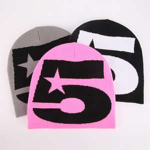 Gorro de Punto Unisex para Adultos AFSAR SPORTS, Diseño Informal de Pesca con Patrón de Dibujos Animados, Bordado 3D, Estampado Personalizado, 100% Acrílico - Product Image 3