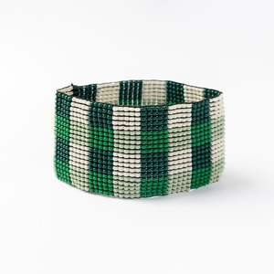 Déclaration De Mode Perles De Rocaille Manchette Bracelet Personnalisable Conception Ethnique À La Main Perles De Rocaille Manchette Bracelet Pour Les Boutiques De Cadeaux - Product Image 1