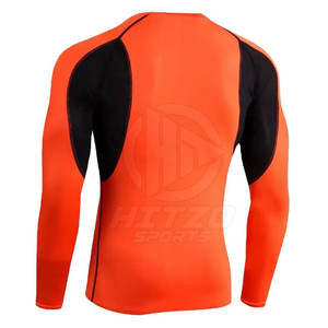 เสื้อรัดรูปแขนยาวสำหรับฟิตเนสเสื้อรัดรูป - Product Image 4