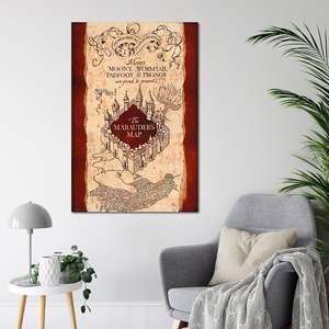 For Harry Potter Marauders Map <b>Poster</b> Paper Wall Decor - Product Image 3