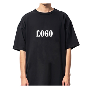 Camiseta de 100% algodón de gran tamaño vintage personalizada para hombres y mujeres con estampado desgastado de peso pesado con logotipo hecho de tela de Jersey - Product Image 5