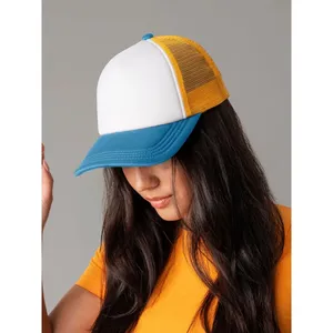 Casquette de camionneur rétro personnalisée à 5 panneaux pour la promotion de produits - Product Image 1