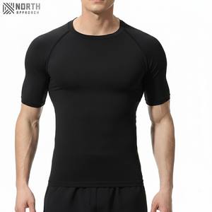 T-shirt pour homme en coton 100% de haute qualité, surdimensionné, lourd, à épaules tombantes, à manches courtes, imprimé, motif jersey - Product Image 1