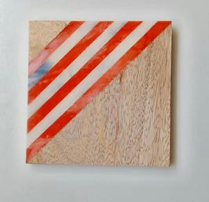 แผ่นรองแก้วน้ำทรงสี่เหลี่ยมจัตุรัสขนาด 4 นิ้ว ลายเคลือบอีนาเมล ผลิตจากไม้ MDF เป็นมิตรกับสิ่งแวดล้อม ขายดี พร้อมที่วาง ผลิตโดย Address Craft India - Product Image 6