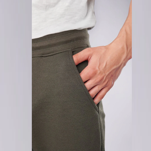 BD taille haute pantalon de jogging décontracté pour hommes personnalisé OEM pantalon de survêtement en polaire uni motif droit avec prix de gros - Product Image 5