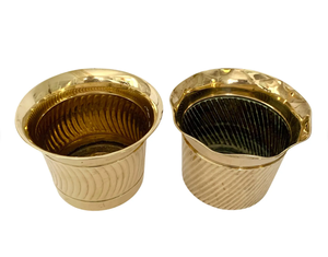 กระถางทองเหลืองงานทำมือที่สง่างามสำหรับตกแต่งสวนและบ้านทั้งในร่มและกลางแจ้งรายละเอียดที่ซับซ้อน - Product Image 5