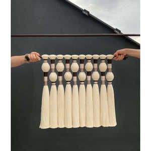 MORSE XAWERI Tapiz de Pared de Macramé Mexicano Moderno, Hecho a Mano, Estilo Boho Chic, Arte en Fibra para Decoración del Hogar - Product Image 1