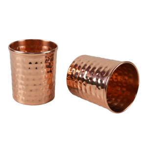 แก้วโลหะทองแดงโบราณดีไซน์แบบทุบสำหรับค็อกเทลตกแต่งโลโก้ได้ตามต้องการมากที่สุด - Product Image 5