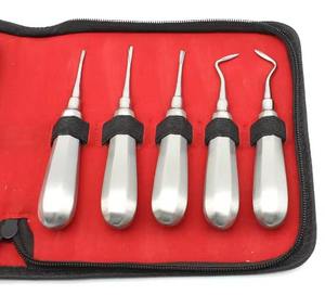Ensemble d'élévateurs dentaires manuels pour extraction dentaire, acier inoxydable de haute qualité, élévateurs de racines courbés, instruments chirurgicaux - Product Image 3