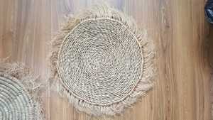 Top nouveau Design Jute jonc de mer assiette cuisine décor rond assiette décor Table osier meubles meubles décoration - Product Image 2