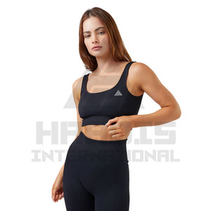 Vente en gros 2024 ensembles de fitness pour femmes dernière conception avec logo personnalisé vêtements de yoga sans couture respirants ensembles de yoga à bas quantité minimale de commande pour femmes - Product Image 4