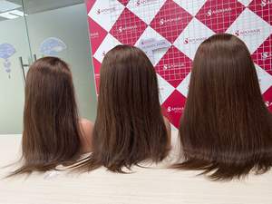 APOHAIR, recién llegado, peluca de encaje completo 100%, cabello humano liso alineado con cutícula de alta calidad, sin enredos, estilo de onda profunda - Product Image 3