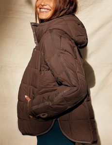 Surdimensionné Pull Puffer Veste pour Femmes à Manches Longues Matelassé Hoodies Manteaux D'hiver Survêtement - Product Image 2