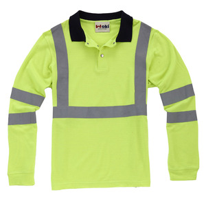 Men's Modacrylic Cotton <strong>Flame</strong> Retardant FR <strong>Shirts</strong> 220g Knitted Fabric Solid Design with Silk Screen Printing or Screen Print - Product Image 4
